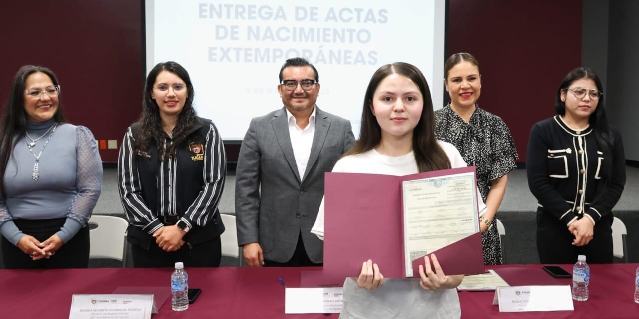 ENTREGA GOBIERNO MUNICIPAL CERCA DE 200 ACTAS DE NACIMIENTO EXTEMPORÁNEAS