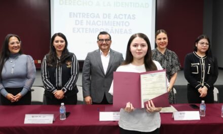 ENTREGA GOBIERNO MUNICIPAL CERCA DE 200 ACTAS DE NACIMIENTO EXTEMPORÁNEAS