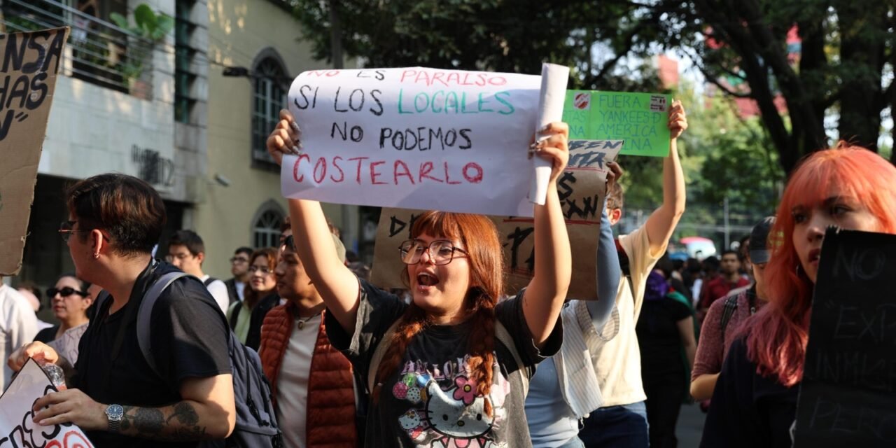 CONVOCAN A SEGUNDA MARCHA CONTRA LA GENTRIFICACIÓN EN CDMX