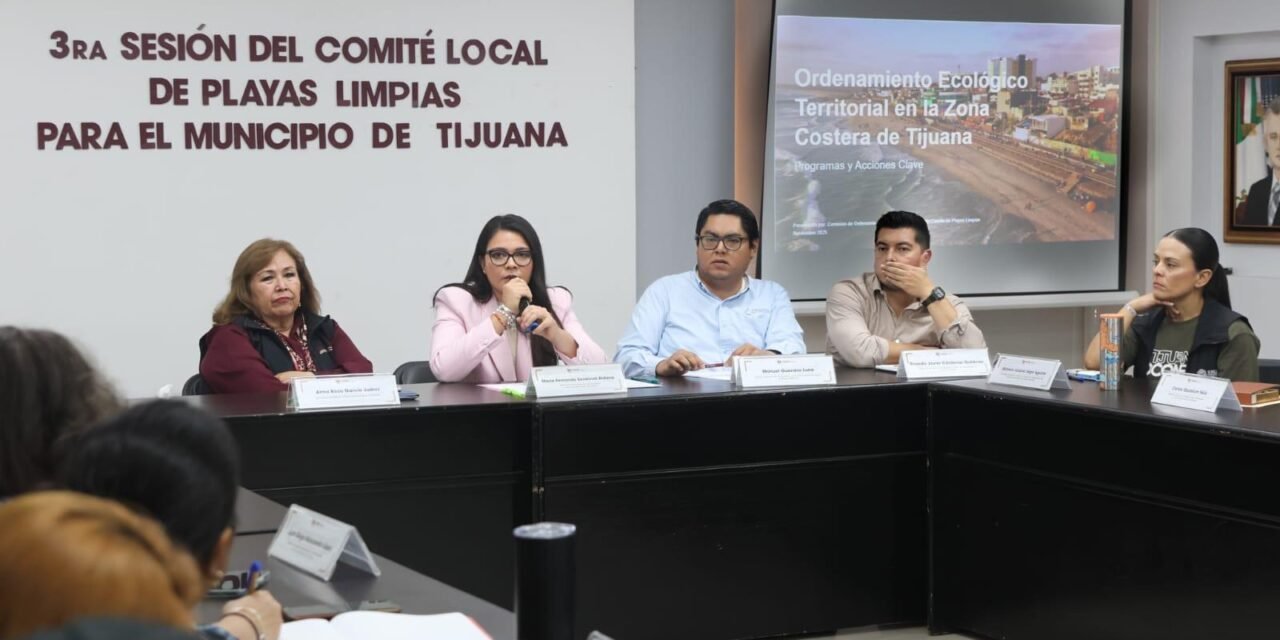 SE LLEVA A CABO LA TERCERA SESIÓN DEL COMITÉ DE PLAYAS LIMPIAS EN TIJUANA 